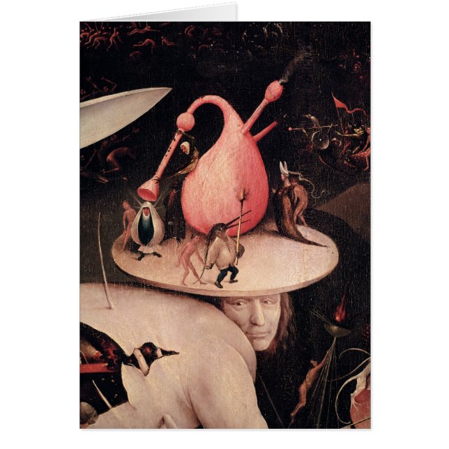 Cartão O jardim dos prazeres terrestres 2 (Frente)