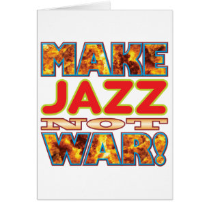 Cartão O jazz faz X