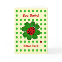 O joaninha da boa sorte adiciona o sorte conhecido