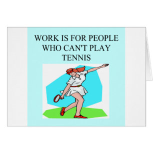 Cartão o jogador de ténis