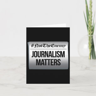 Cartão O Jornalismo Não É O Inimigo Anti-Trump Resis
