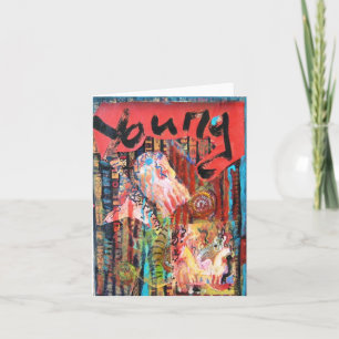 Cartão O Jovem e o Inquieto