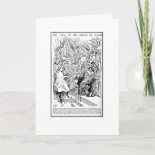 Cartão O Julgamento do Valete dos Corações