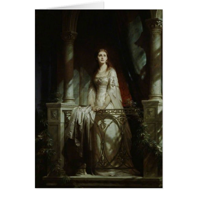 Cartão O Juliet de William Shakespeare (Frente)