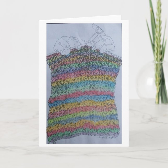 Cartão o knitter (Frente)