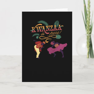 Cartão O Kwanzaa chegou