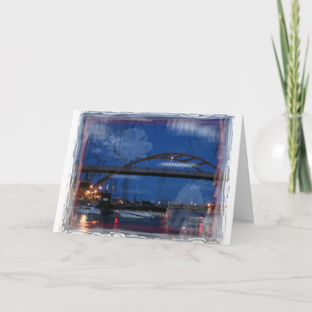 Cartão O Lago Michigan (Frente)