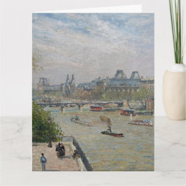 Cartão O Louvre, Primavera Camille Pissarro