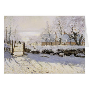Cartão O Magpie por Monet