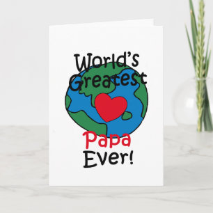 Cartão O maior coração do Papa do mundo