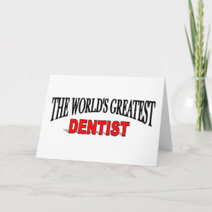 Cartão O maior dentista do mundo