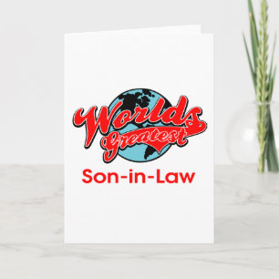 Cartão O maior genro do mundo