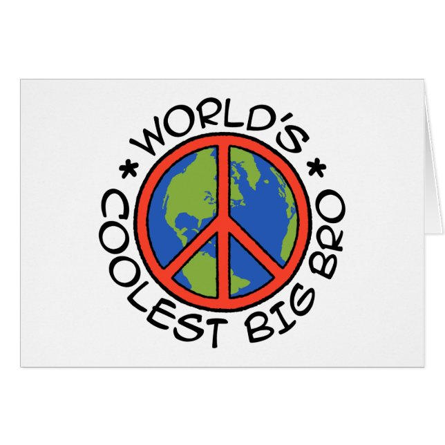 Cartão O maior irmão do mundo (Frente Horizontal)