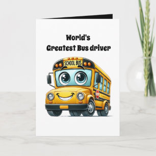 Cartão O maior motorista de ônibus do Cute World adiciona