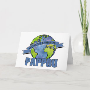 Cartão O maior Pappou do mundo