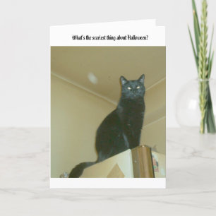 Cartão O mais assustador do Halloween