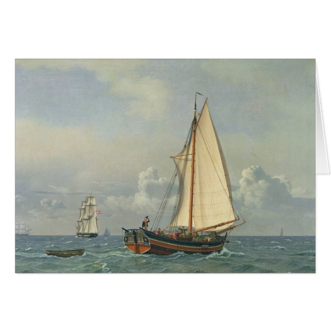 Cartão O mar, 1831 (Frente Horizontal)