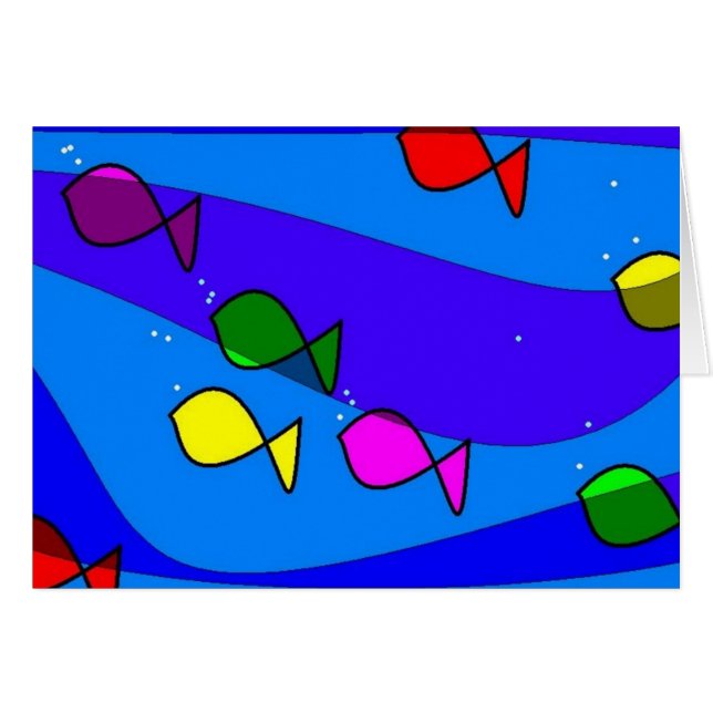 Cartão o mar vê (Frente Horizontal)