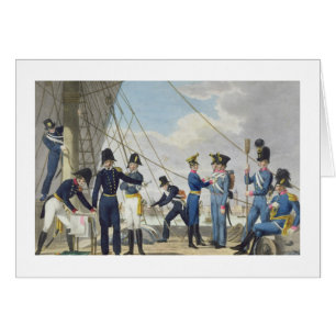 Cartão O marinho austríaco real imperial novo após a