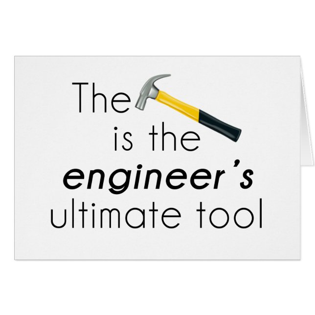 Cartão O martelo (Frente Horizontal)