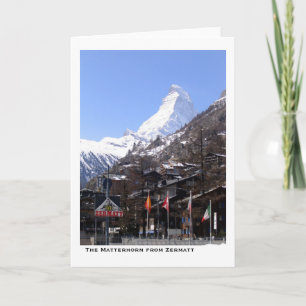 Cartão O Matterhorn de Zermatt