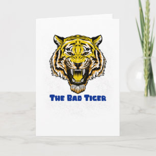 Cartão O Mau Tigre