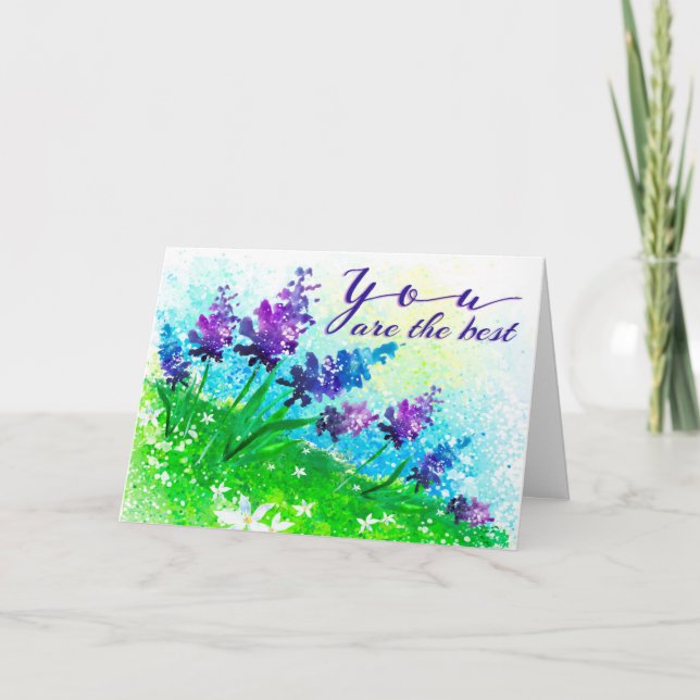 Cartão O melhor (Frente)