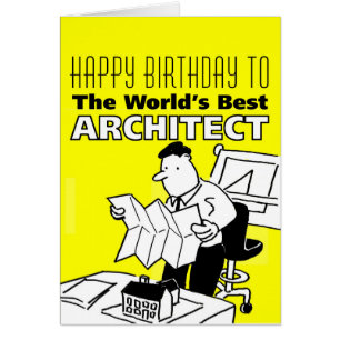 Cartão O melhor arquiteto do mundo