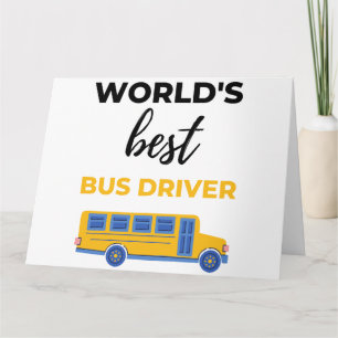 Cartão O melhor driver de barramento do mundo