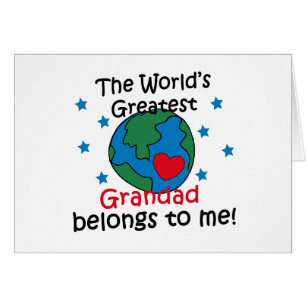 Cartão O melhor Grandad pertence-me