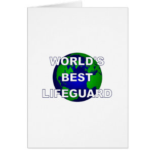Cartão O melhor Lifeguard do mundo