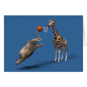 Cartão O melhor marcador do basquetebol