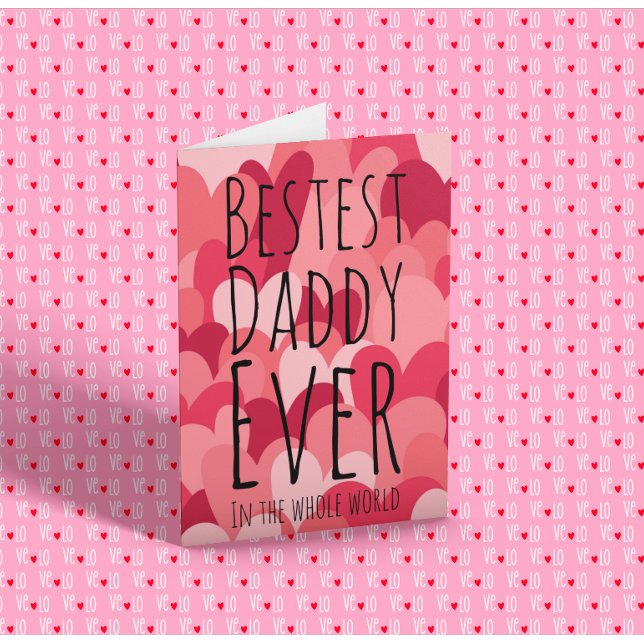 Cartão O melhor Pai de sempre (Criador carregado)