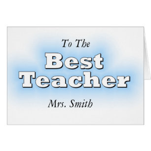 Cartão O melhor professor