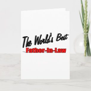 Cartão O melhor sogro do mundo