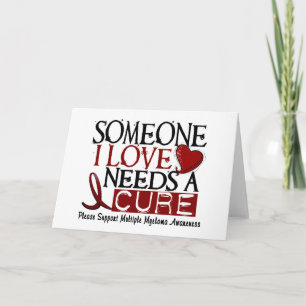 Cartão O mieloma múltiplo PRECISA uma CURA 1