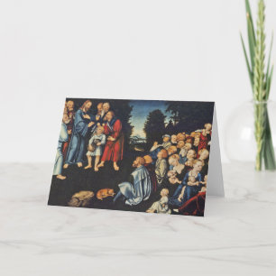 Cartão O milagre dos cinco peixes do &Two dos nacos