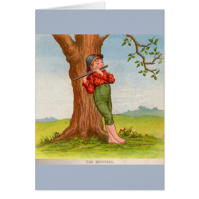 Cartão O minstrel (Frente)