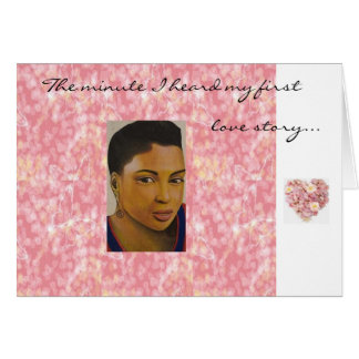 Cartão O minuto eu ouvi meu primeiro Love Story…