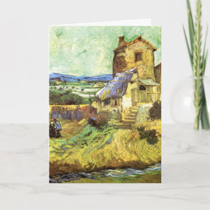 Cartão O Moinho Antigo por Vincent van Gogh