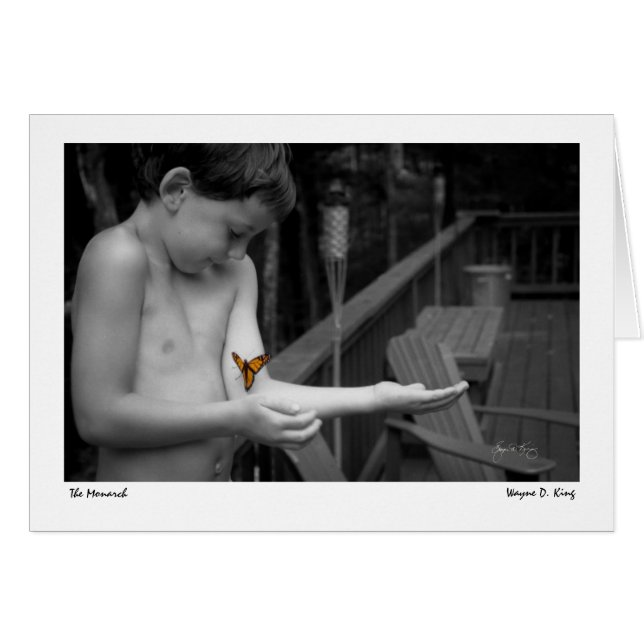 Cartão O Monarca (Frente Horizontal)