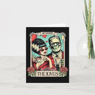 Cartão O Monstro Frankenstein E A Noiva Os Amantes Taro