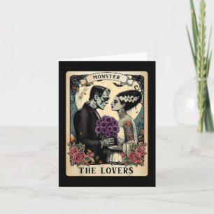 Cartão O Monstro Frankenstein E A Noiva Os Amantes Taro