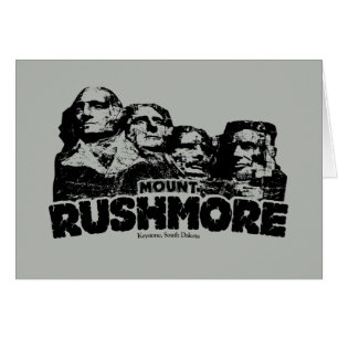 Cartão O Monte Rushmore