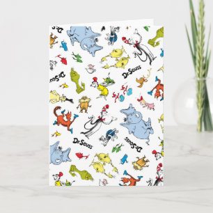 Cartão O Mundo do Padrão de Dr. Seuss
