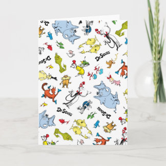 Cartão O Mundo do Padrão de Dr. Seuss