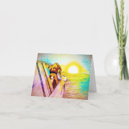 Cartão O mundo é melhor com você nele