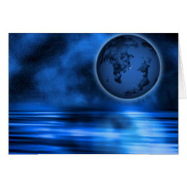 Cartão O mundo em grande escala