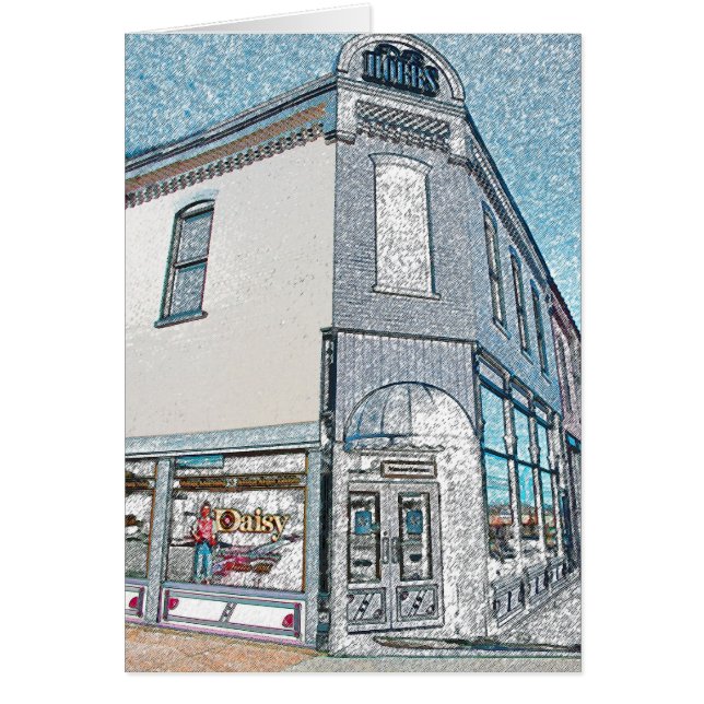 Cartão O museu da margarida - Rogers, AR (Frente)