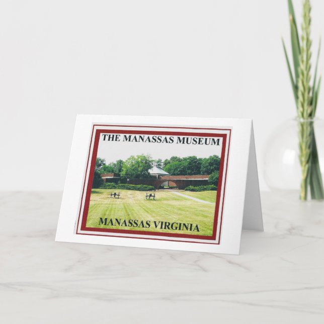 CARTÃO O MUSEU DE MANASSAS (Frente)